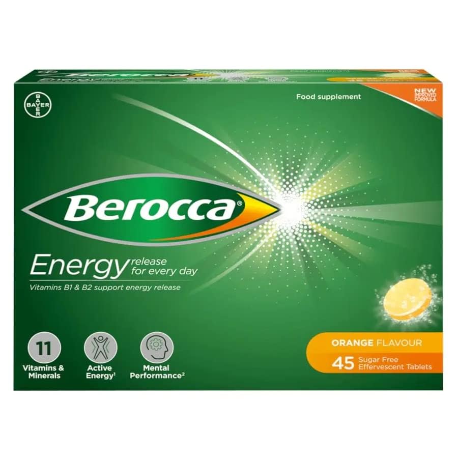 Berocca Comprimés Effervescents Orange, boisson effervescente prête à consommer