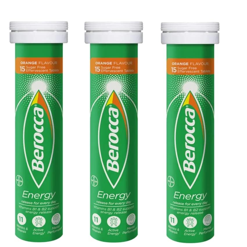 Berocca Comprimés Effervescents Orange, mode d'emploi sur l'emballage