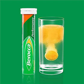 Berocca Comprimés Effervescents Orange, vue latérale de l'emballage