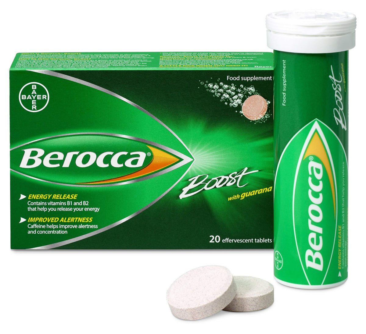 Berocca Multivitamines arrière du pack