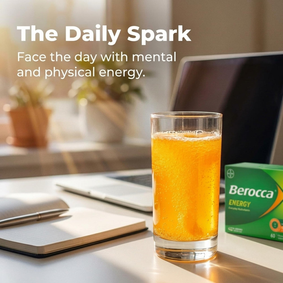 Berocca Multivitamines Effervescentes Orange tablettes avec des fruits