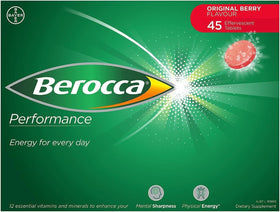 Berocca Performance Original 45 comprimés effervescents en boîte