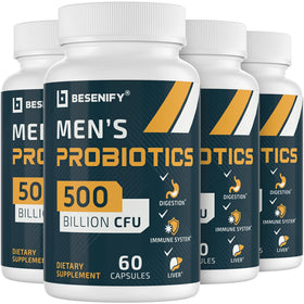 Besenify Probiotiques pour Hommes flacon de 60 capsules