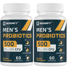 Besenify Probiotiques pour Hommes flacon de 60 capsules