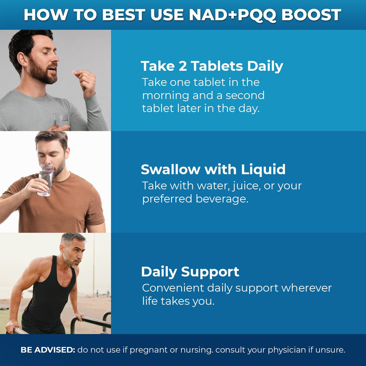 Best 365 Labs Complément NADPQQ avec arrière-plan naturel