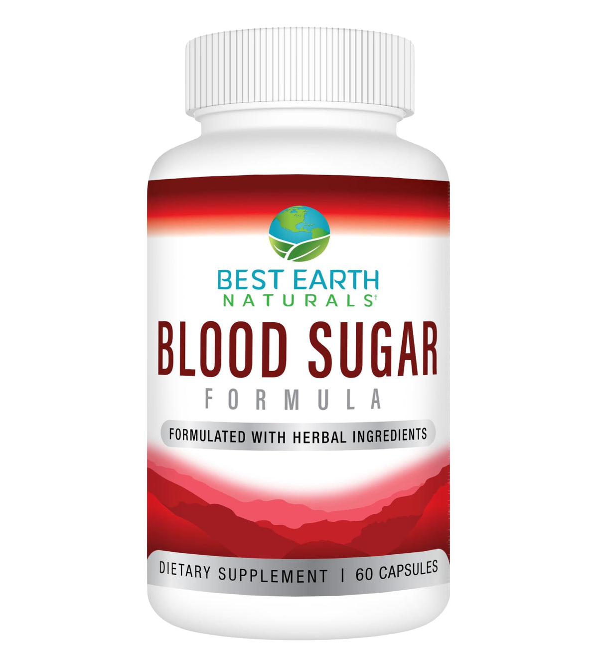 Best Earth Naturals Complément Alimentaire Formule Sucre Sanguin 60 Comprimés - vue avant