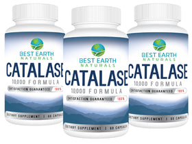 Best Earth Naturals Complément Catalase 10 000 180 Capsules vue de face
