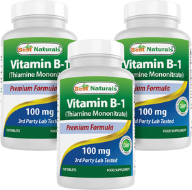 Best Naturals B1 Thiamine 100 mg comprimés - vue de face