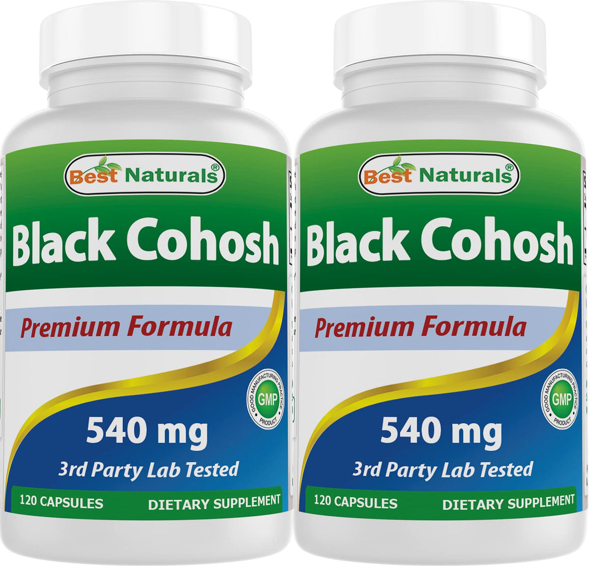Best Naturals Black Cohosh 540 mg 120 Capsules flacon avant