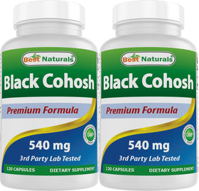 Best Naturals Black Cohosh 540 mg 120 Capsules flacon avant