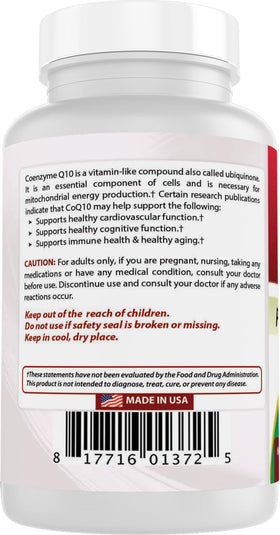 Best Naturals CoQ10 600 mg 60 capsules en utilisation