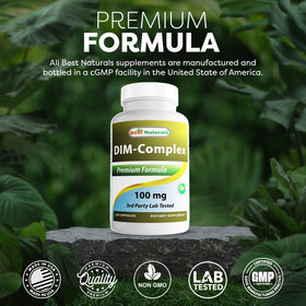 Best Naturals DIM Complex 100 mg 120 capsules - comparaison avec d'autres produits