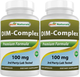 Best Naturals DIM Complex 100 mg 120 capsules - vue de face