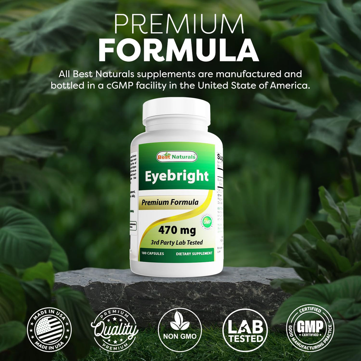Best Naturals Eyebright sur un plan de travail