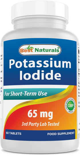 Best Naturals Iodure de Potassium 65 mg comprimés front view