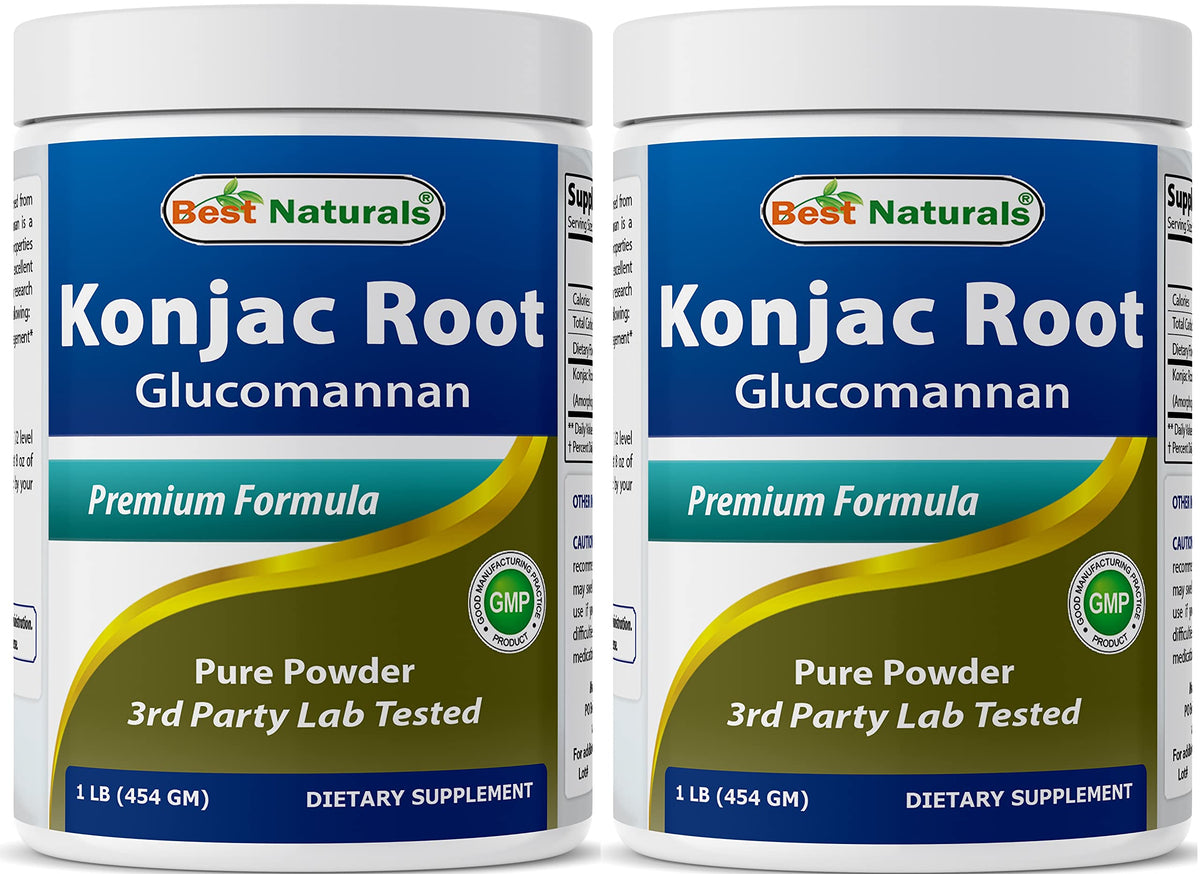 Best Naturals Konjac Glucomannan 2 Paquets vue avant