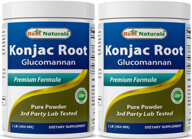 Best Naturals Konjac Glucomannan 2 Paquets vue avant