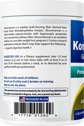 Best Naturals Konjac Glucomannan avec autres compléments alimentaires