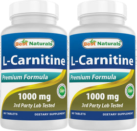 Best Naturals L-Carnitine 1000mg comprimés front view