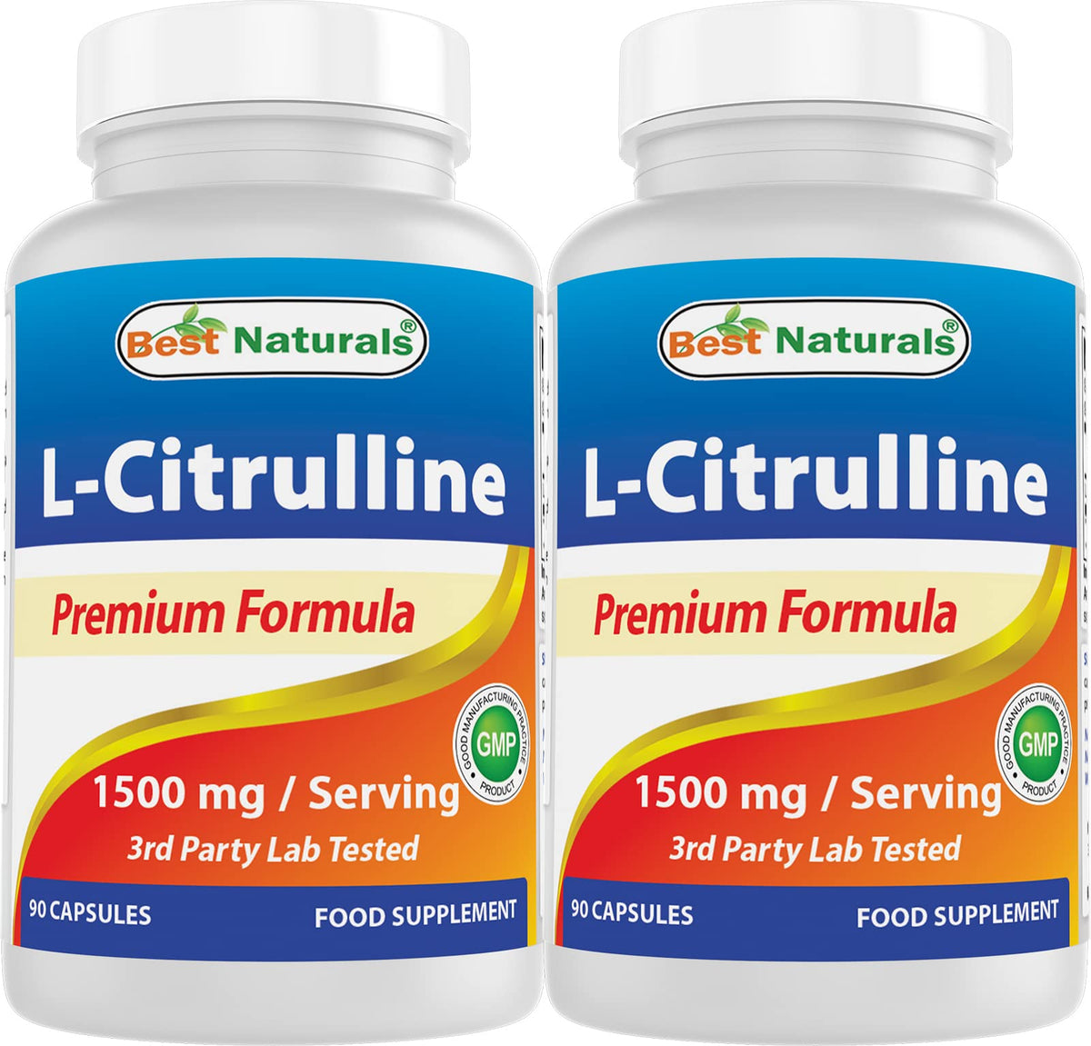 Best Naturals L-Citrulline Capsules 1500mg bouteille avant