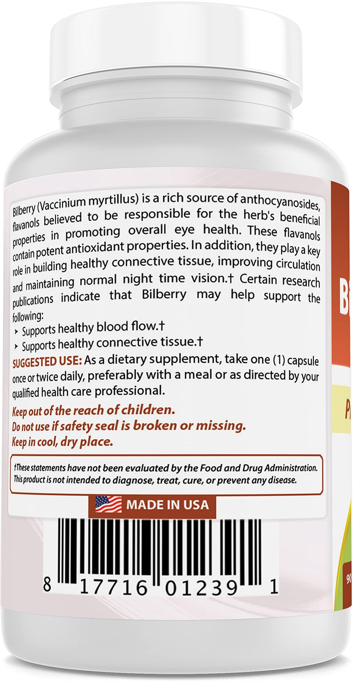 Best Naturals Myrtille 1000 mg capsules en groupe