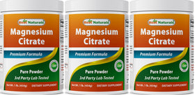Best Naturals Poudre de Glycinate de Magnésium 1560g vue avant