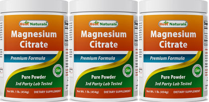 Best Naturals Poudre de Glycinate de Magnésium 1560g vue avant