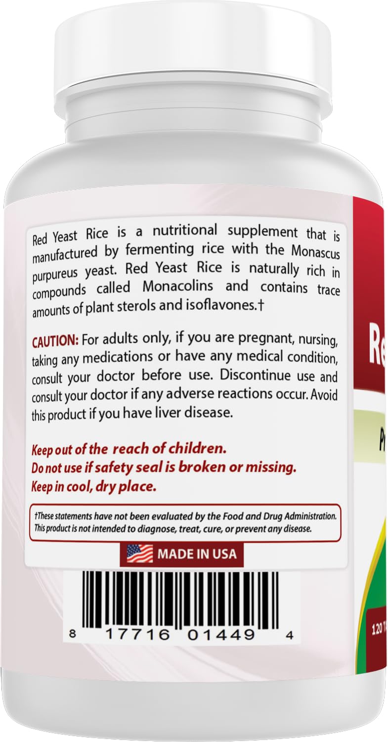 Best Naturals Riz Rouge 1200 mg, prise de comprimés avec un verre d'eau