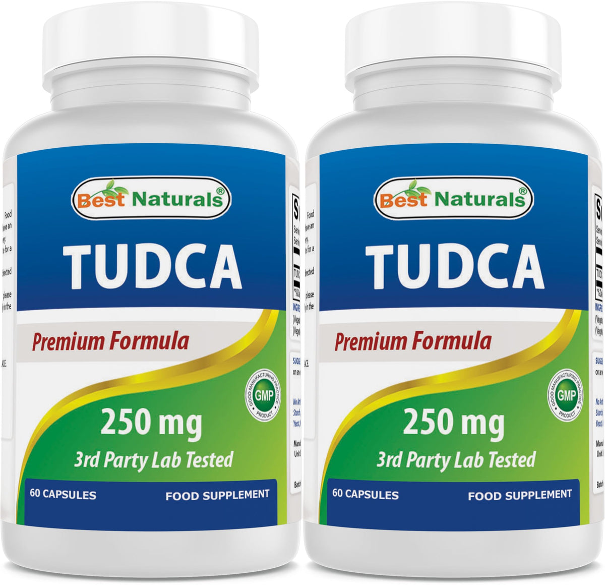 Best Naturals TUDCA 250mg 60 capsules végétariennes avant