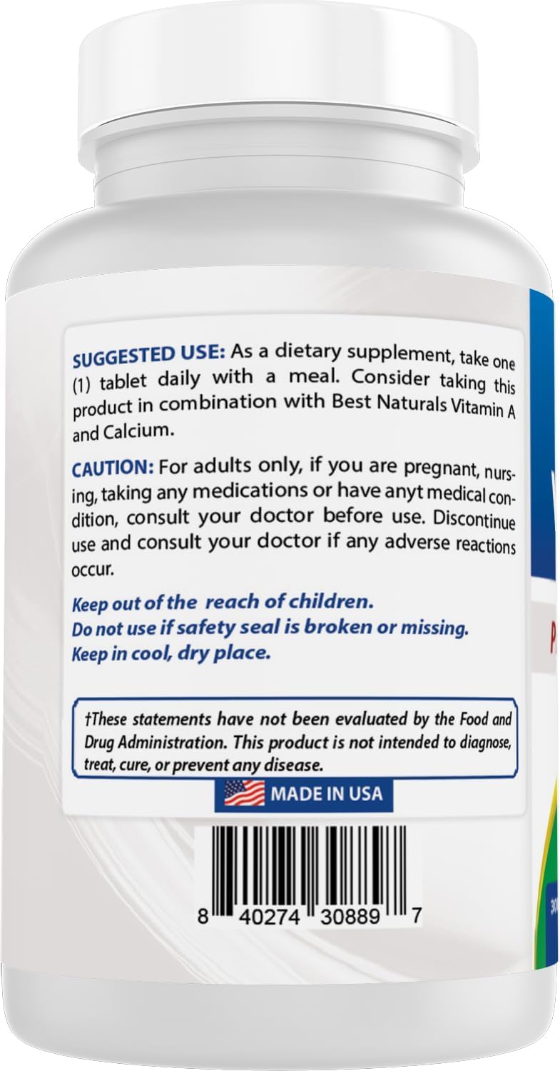 Best Naturals Vitamine D3 2000 IU affiché avec d'autres compléments alimentaires