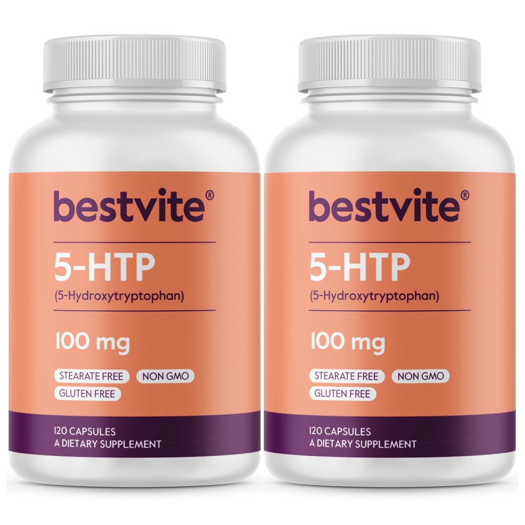 BESTVITE 5-HTP 100mg 240 capsules vue de face