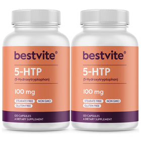 BESTVITE 5-HTP 100mg 240 capsules vue de face