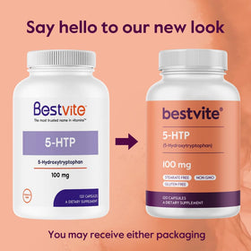 BESTVITE 5-HTP 100mg avec ingrédients mentionnés