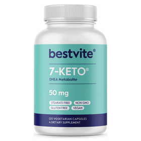 BESTVITE 7-Keto 50mg DHEA 120 Veg Caps vue avant