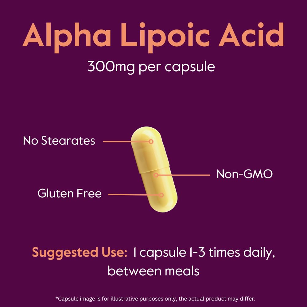 BESTVITE Acide Alpha Lipoïque 300mg 240 capsules étiquetées