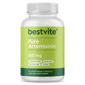 BESTVITE Artemisinin 100mg 120 Veg Caps - vue avant du flacon