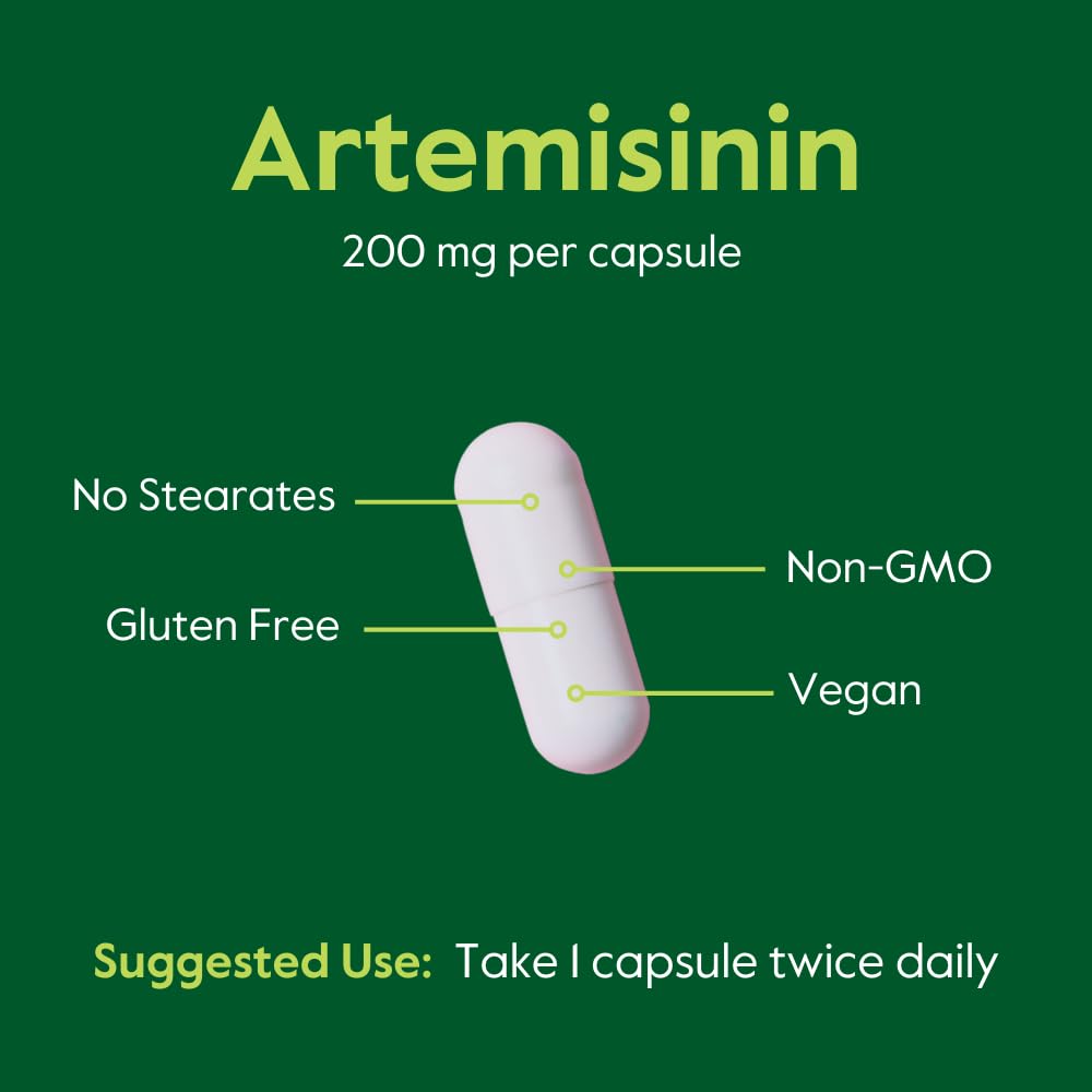 BESTVITE Artemisinin 200mg boîte ouverte avec capsules