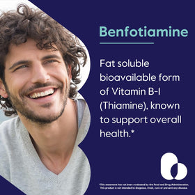 BESTVITE Benfotiamine 150mg 360 capsules végétales, vue latérale