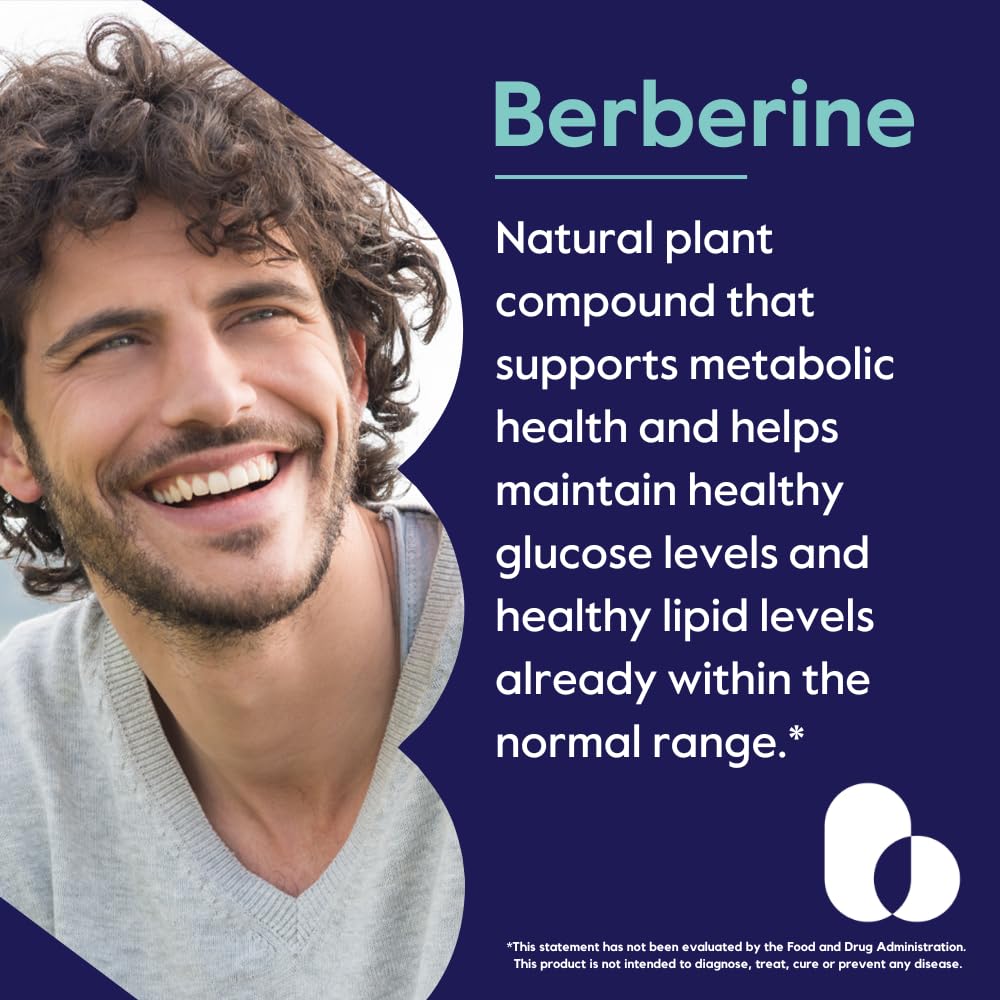 BESTVITE Berberine 500mg capsules sur une table