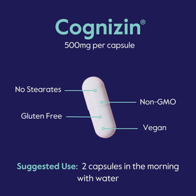 BESTVITE Cognizin Citicoline 500mg, gélules dans une main