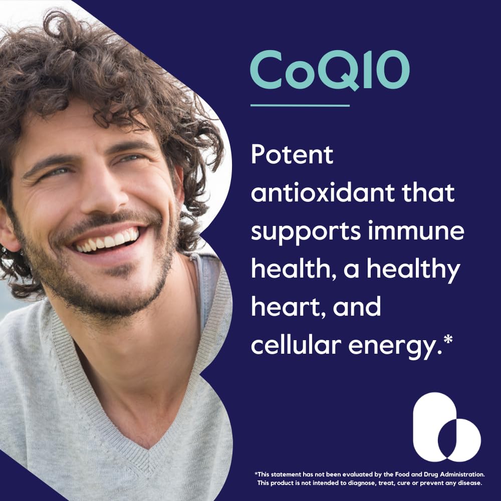 BESTVITE CoQ10 200mg 120 Capsules Végétariennes emballage