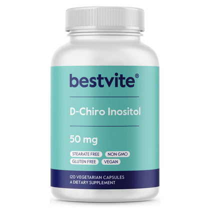 BESTVITE D-Chiro Inositol 120 capsules végétales, vue de face