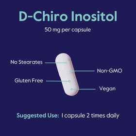 BESTVITE D-Chiro Inositol, capsules avec un verre d'eau