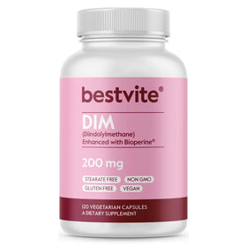 BESTVITE DIM 200mg Bioperine 120 capsules front view