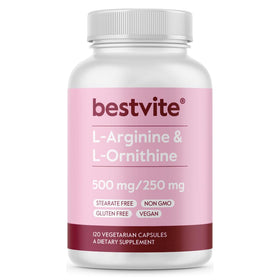 BESTVITE L-Arginine L-Ornithine 500-250 capsules végétales avant