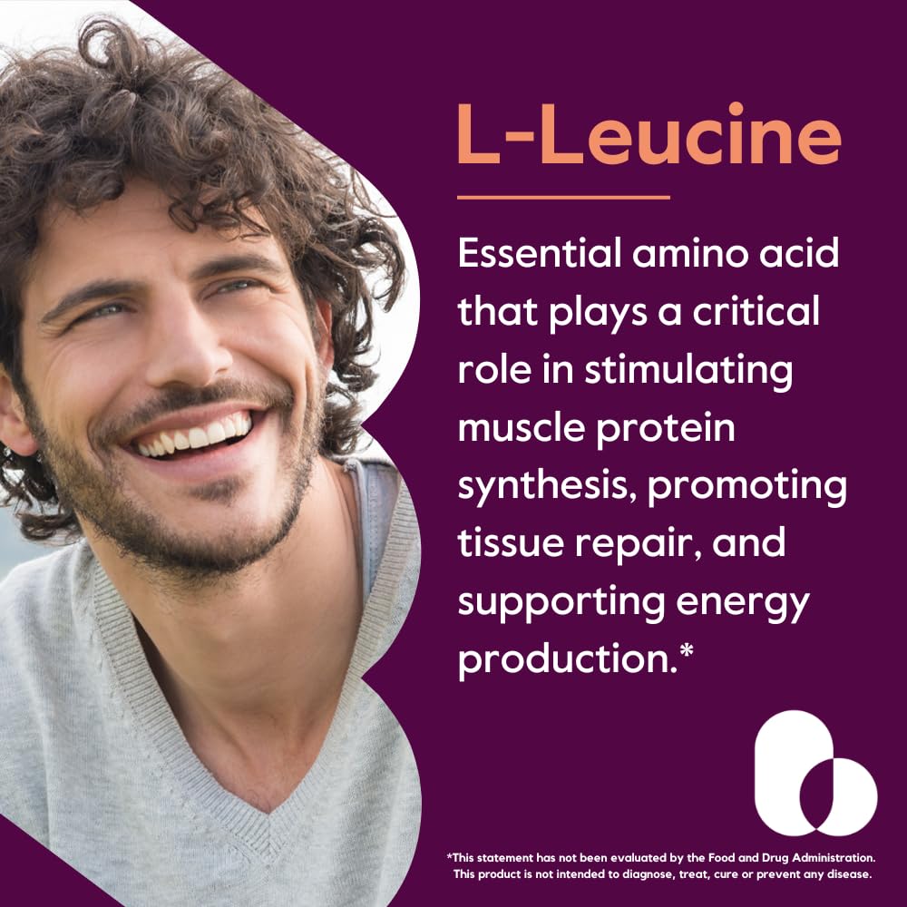 BESTVITE L-Leucine 500mg capsules végétales