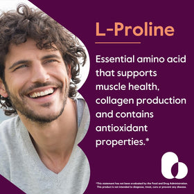 BESTVITE L-Proline 500mg capsule close-up