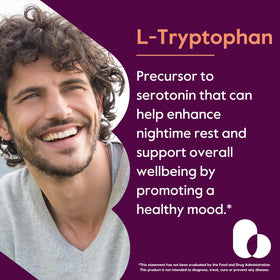 BESTVITE L-Tryptophan 500 mg 240 capsules, vue de côté