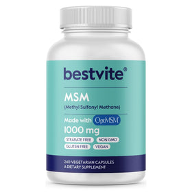 BESTVITE MSM 1000mg 240 capsules vue avant
