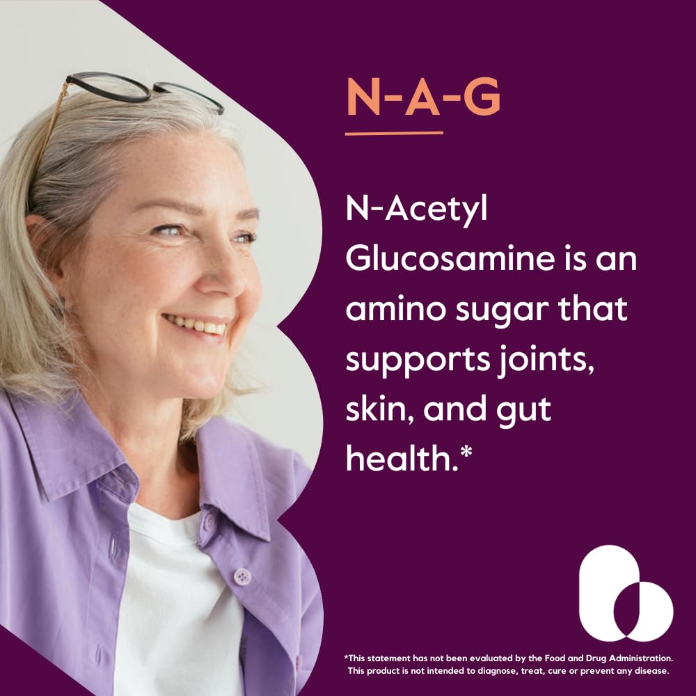 BESTVITE N-Acetyl Glucosamine 700mg capsules à l'intérieur